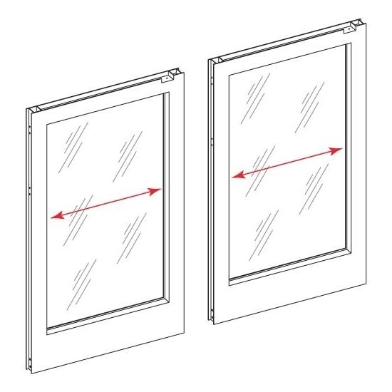 FAAC 105524 APN2 Automatic Door Movable 2-Door Breakthrough Panic Anti-Panic Kit