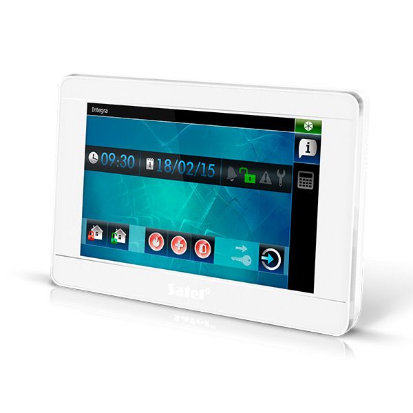 SATEL INT-TSI-WSW Tastiera touch personalizzabile 7 pollici colore bianco