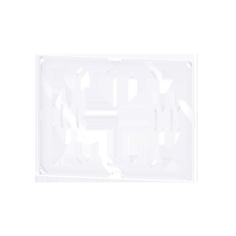EKINEX EK-TAR-5-NFW Pack of 5 white adapter frame for 'NF rectangular plate
