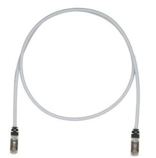 PANDUIT STP6X5MIG Copper Patch Cord- Cat 6A- Intl Gray S/FTP Cable- 5 meters