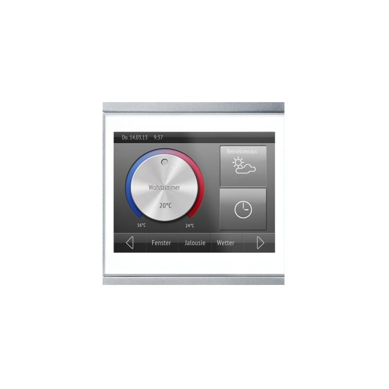 ELSNER 70254 KNX WL Touch Body - white/chrome matt KNX Touch 