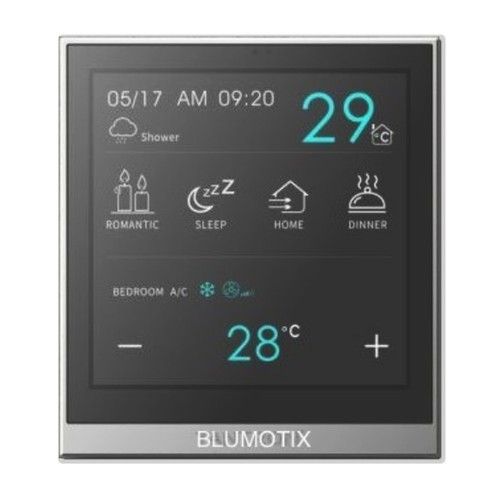 BLUMOTIX BX-KRONOS4-BL KRONOS4 Touch panel KNX 4Ô€Ø 10 pages + Rev. Pres