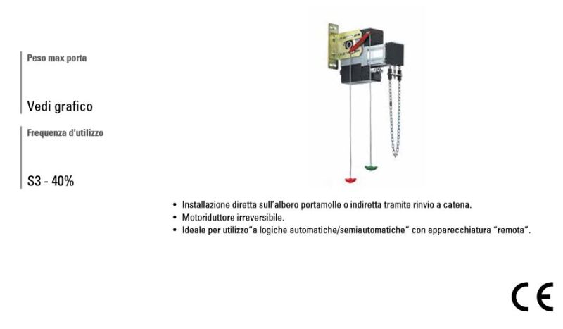 FAAC 109542 Motoriduttore Motore Laterale 230v Per Porte Sezionali 541 V