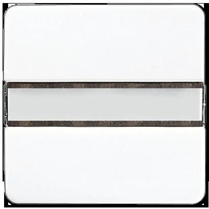 JUNG CD2071NABSWW Standard 1-channel button sensor for KNX bus coupler 2070U - wall radio transmitter 40FW - alpine white