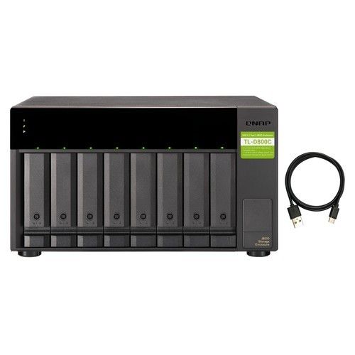 QNAP TL-D800C 8-BAY DESKTOP USB-C 3.1 Unit+á di espansione