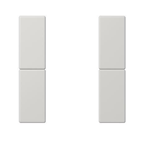 JUNG LS502TSALG Copritasti per sens. 2 canali F50- mod. LS990- grigio chiaro