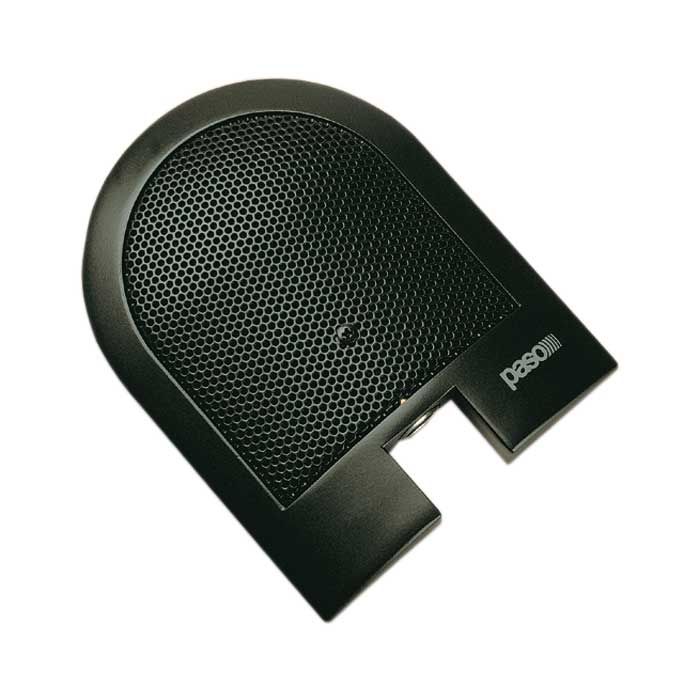 PASO MC102-N Ultra-flat surface microphone, hemicardioid, black