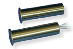 VIMO CTI002 Brass recessed contact, diameter 7.5 mm, non-ferrous surfaces
