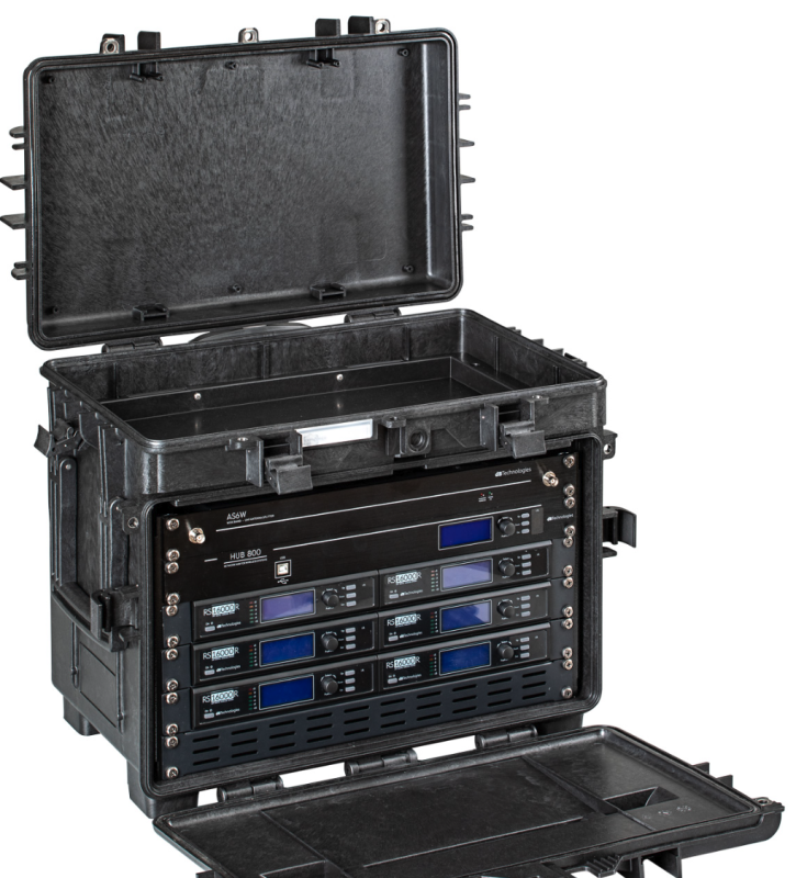 GT LINE 5140.B.6U Waterproof rack rack system, six modules, 19 inch