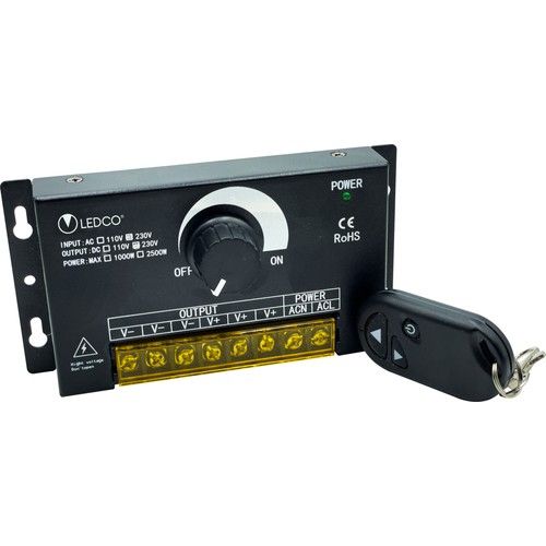 LEDCO DM200/220 DIMMER 220Vac 1500W rotativo+telecomando