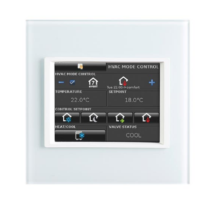 EELECTRON VS00G11KNX TOUCH PANEL 3-5 SQUARE VETRO BIANCO ICE