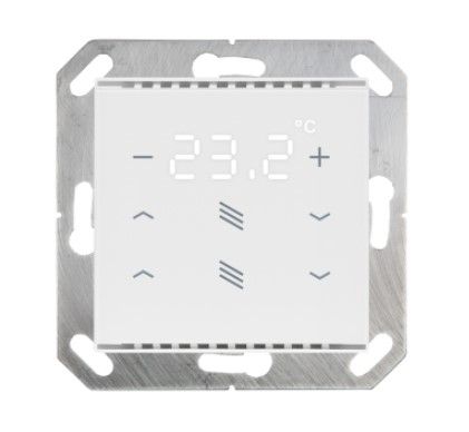 ELSNER 71050 Cala KNX T 202 Sunblind- white RAL 9010 Temperature Controller- Button for 2x Shading