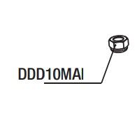 RIB DDD10MAI 10MA TALL STAINLESS STEEL AUTOB NUT