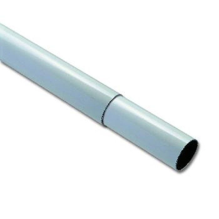 NICE WA24 Asta tubolare telescopica in alluminio verniciato bianco