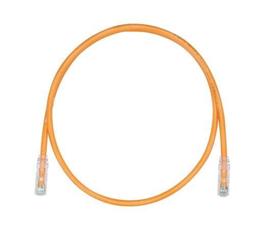 PANDUIT UTPSP2MORY Copper Patch Cord- Cat 6- Orange UTP Cable- 2 Meter