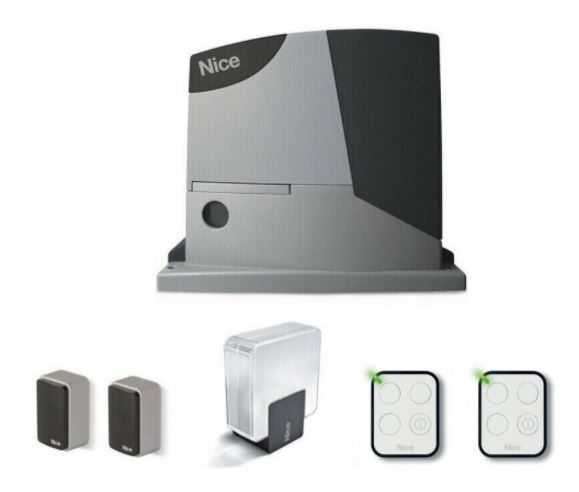 NICE RB600BDKCE Bidirectional kit for the automation of sliding gates up to 600 kg