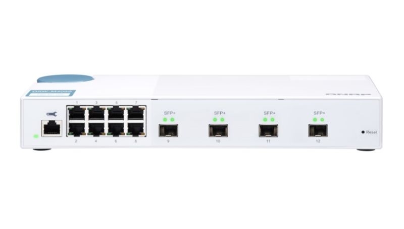 QNAP QSW-M408S Entry-level 10GbE Layer 2 Web Managed Switch for SMB network deployment