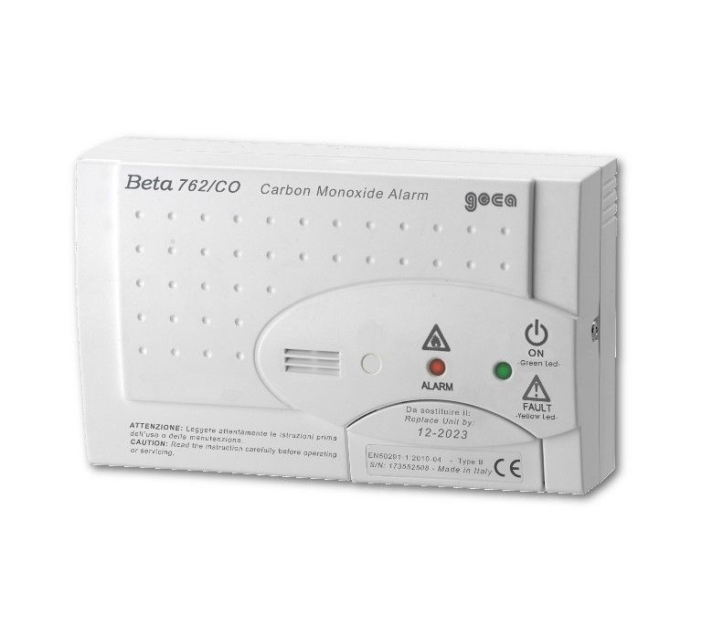 TECNOCONTROL SE320EC Rivelatore gas domestico per CO-rele'-sensore elettrochimico - 230V. IMQ - Vita 6 anni