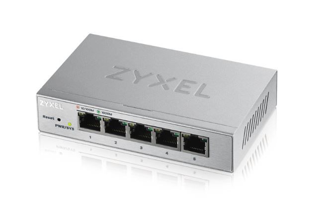 ZYXEL GS1200-5-EU0101F Unmanaged Plus 5-Port Switch Stand-Alone Switch