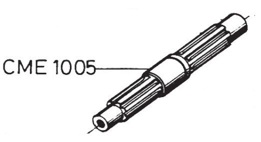 RIB CME1005 Albero traino SUPER SUPER 6/8000