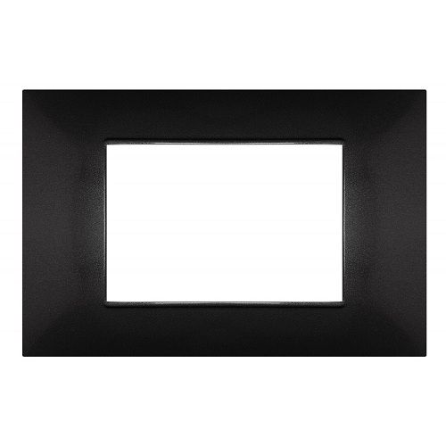 MAPAM 6004-02 Placca Tecnopolimero Gem 6004-02 4P Nero