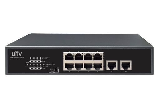 UNIVIEW NSW2010-10T-PoE-IN Switch 8PoE+2 porte