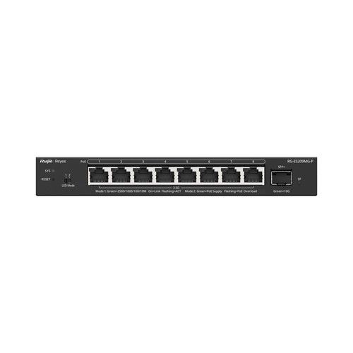 RUIJIE RG-ES209MG-P 8-Port 2.5G PoE+ with 1 x SFP+ Cloud Managed Port