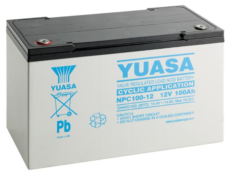 NPC100-12 Batteria 12V/100Ah NPC100-12 - YUASA