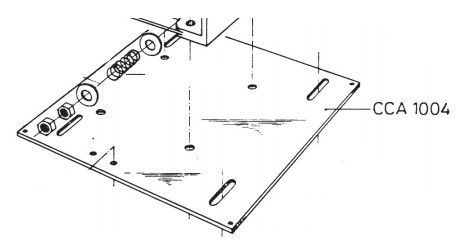 RIB CCA1004 HP4 GBC (GEWISS) COL1223 BASE PLATE