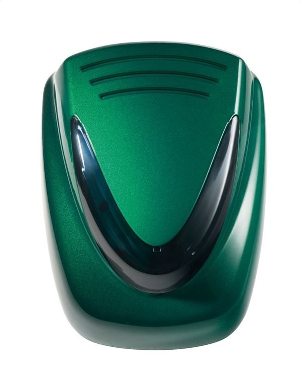VENITEM 23.27.45 Sirena MURANO LSP verde perlato-fumé EN50131-4 con sistema antischiuma antishock a doppio micro contro gli urti violenti e antiperforazione