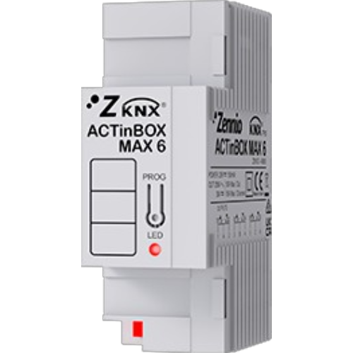 ZENNIO ZN1IO-AB60 ACTinBOX MAX6 - Attuatore multifunzione 6Out 10A