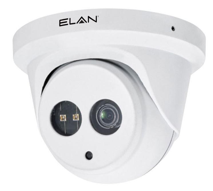 EL-IP-OTA4-WH Telecamere IP ELAN Sorveglianza IP Motorizzata Autofocus Telecamera torretta da esterno da 4 MP con IR (Bianco)