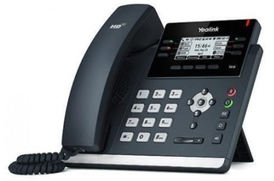 YLK-TI-SIP-T41S (off) Yealink T41S Elegant IP Phone: 3 SIP accounts, 2 Fast Ethernet PoE ports, 6 BLF keys