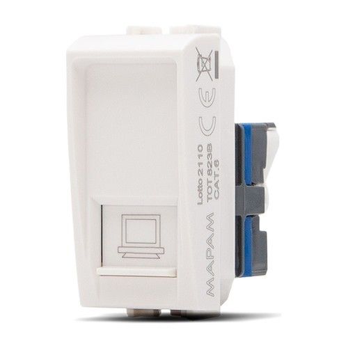 MT DISTRIBUZIONE ART-F823BI CONNETTORE RETE RJ45 CAT6 ART BIANCO