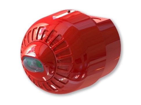INIM FIRE IS0140RE Conventional optical beacon with IP65 deep base