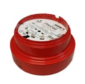 ARITECH FIRE FC-171-002 Red base for sirens and blinkers, Fusion wireless system including batteries