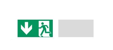 COOPER CSA LIGHTING 40071354622 LED PANEL 20M LOW/BLIND ISO7010