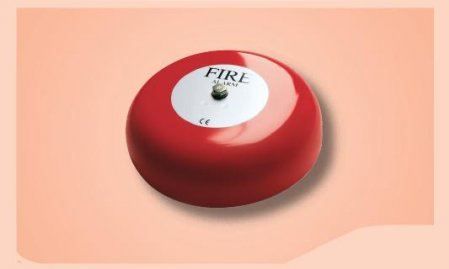 VIMO C9ASMBF6V24 6” 24VDC bell for approved fire detection systems