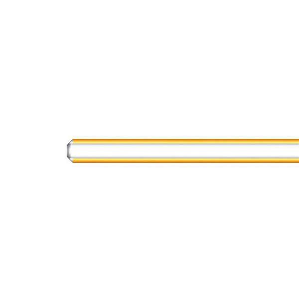 CARDIN SNAPPER6 Rigid aluminum rod painted white with tap