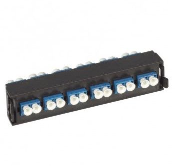 BTICINO LG -032114 LC duplex socket block for 12 fibers