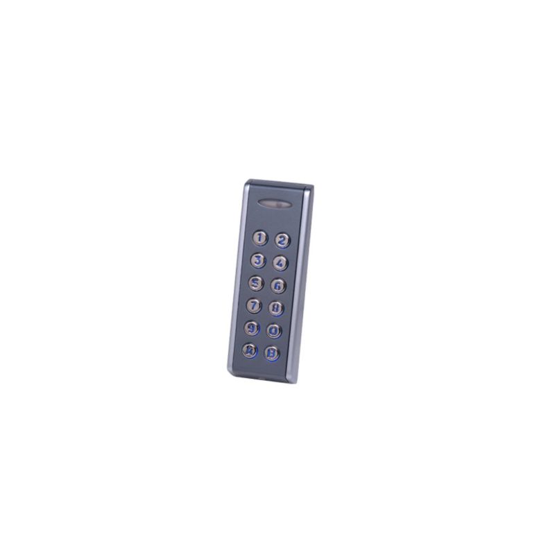 ABTECNO XPR-INOX99-C SLIM LINE KEYPAD 1 RELAY 99 USER CODES 1 OUTPUT GRAY-CHROME