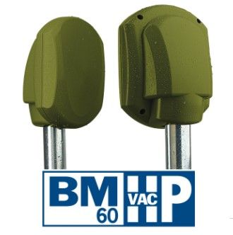 AVS ELECTRONICS 1141161 BM 60 HP VAC Barriera a microonda digitale da esterno, con copertura a 60 m, 230 Vac