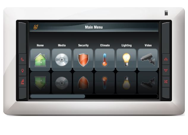 ELAN TS7 Touch Panel Touchscreen LCD a colori da 7 pollici / Monitor video, bianco