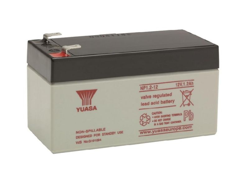 YUASA NP 1.2-12 BATTERIA 12V 1,2Ah