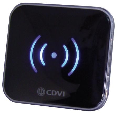 CDVI MOONARWB Built-in proximity reader with black and white front