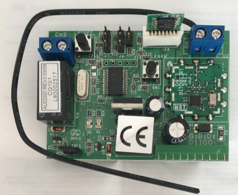 GIBIDI AU02920 Ricevente DRC4332 433Mhz ad innesto 2Ch 
