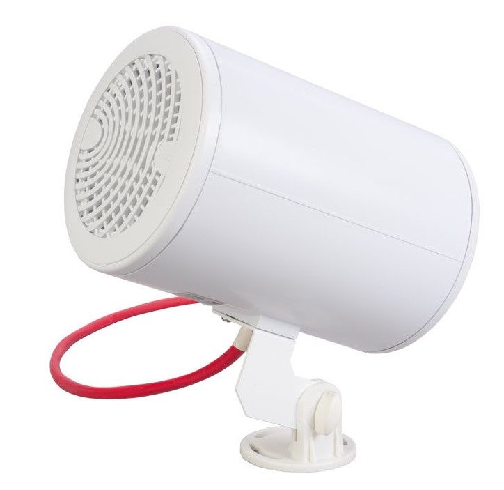 PASO C48/12-EN 12 W cylindrical sound projector, ABS, IP 44, EN 54-24