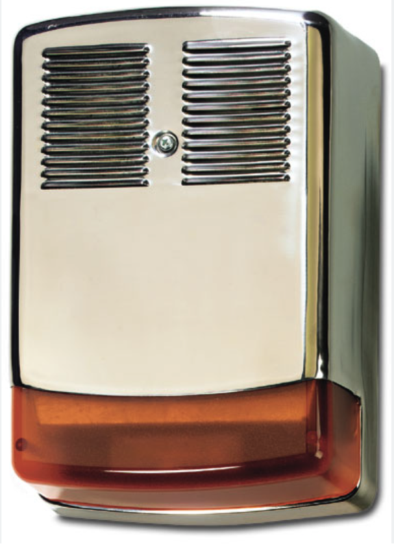 ARITECH ANTINTRUSIONE AS630 Sirena da esterno in acciaio inox con lampeggiante