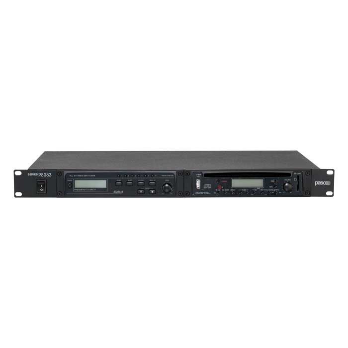 PASO P8083-2ALL Dual CD-MP3/USB/SD-Card player-FM/AM tuner