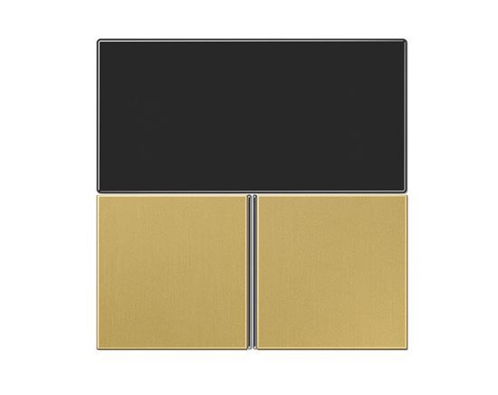JUNG RCDME4092TSAC Key covers for KNX controller RCDLS4092M - classic brass